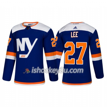 Mænd NHL New York Islanders Trøje Anders Lee 27 Adidas 2018-19 Alternate Authentic
